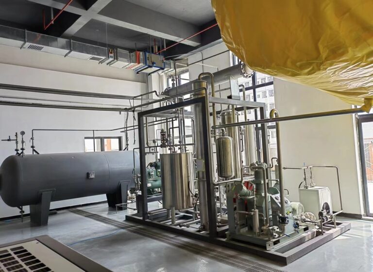 Sistema de recuperación de CO2 de 200 kg/h