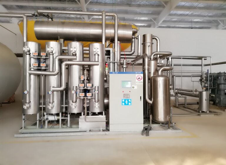 Sistema de recuperación de CO2 de 100 kg/h