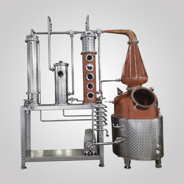 400L Red Copper Still Pot Hybrid Distillery Machine