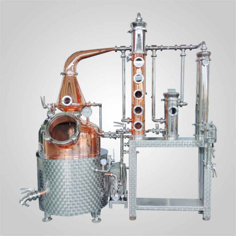 500L Red Copper Still Pot Hybrid Distillery Machine